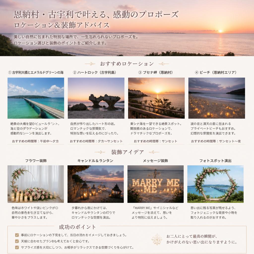 沖縄の美しい風景とともに