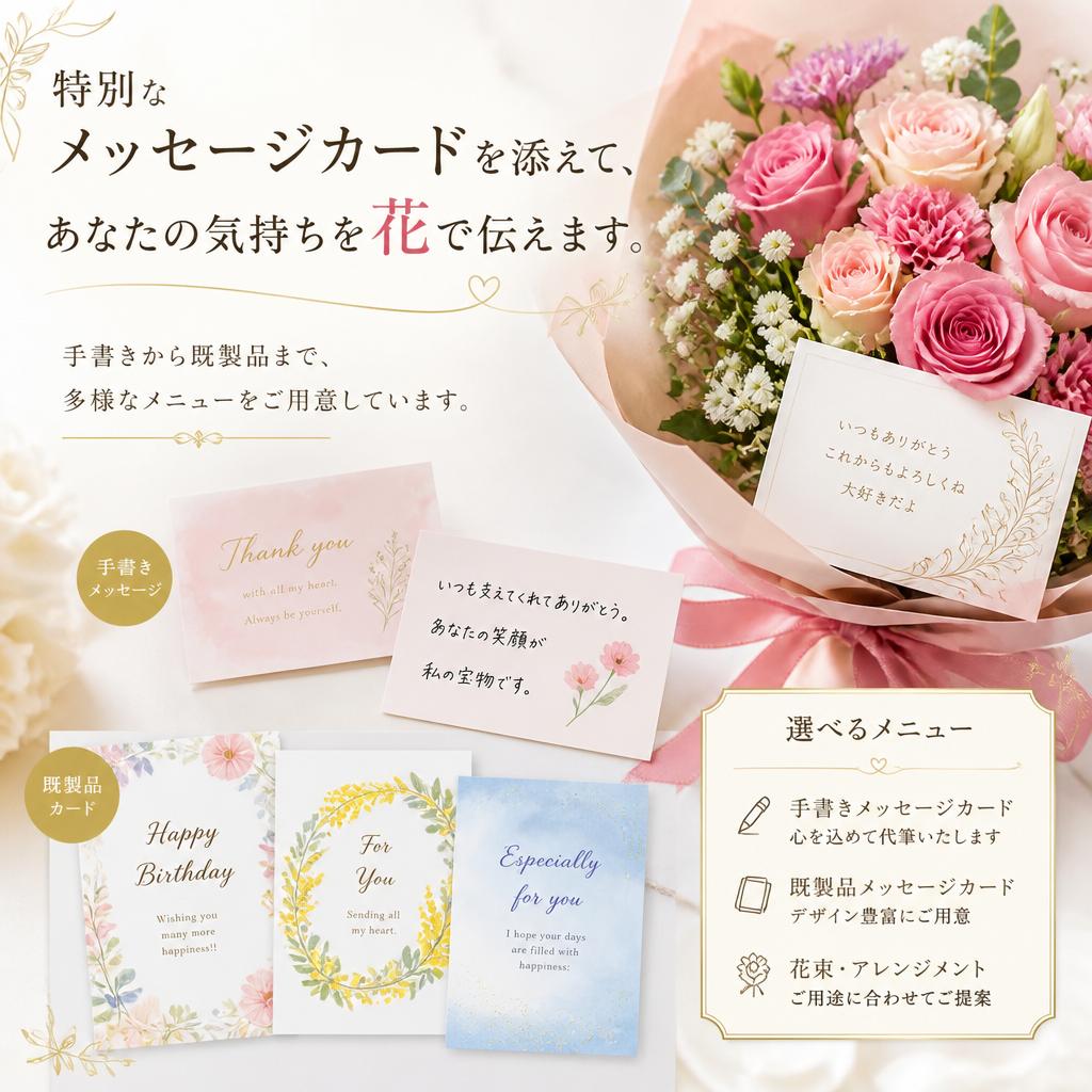 あなたの想いを花で届ける